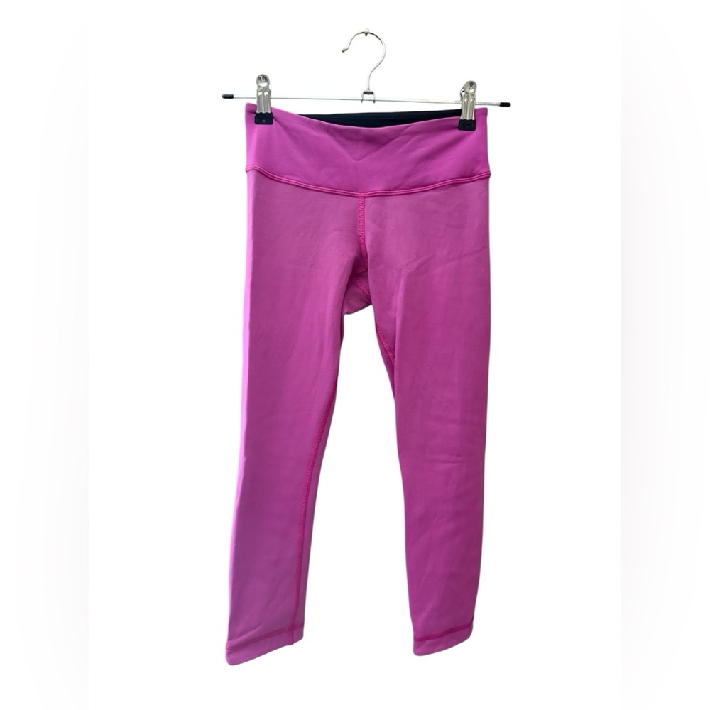 LuLu Lemon Reversible Pink Leggings
